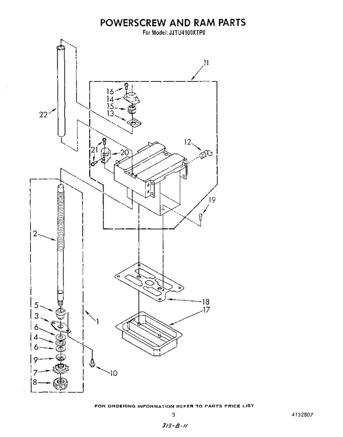 Diagram for JJTU4100XTP0