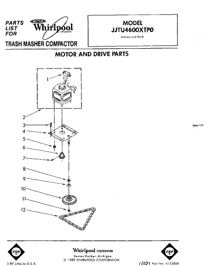 Diagram for JJTU4600XTP0