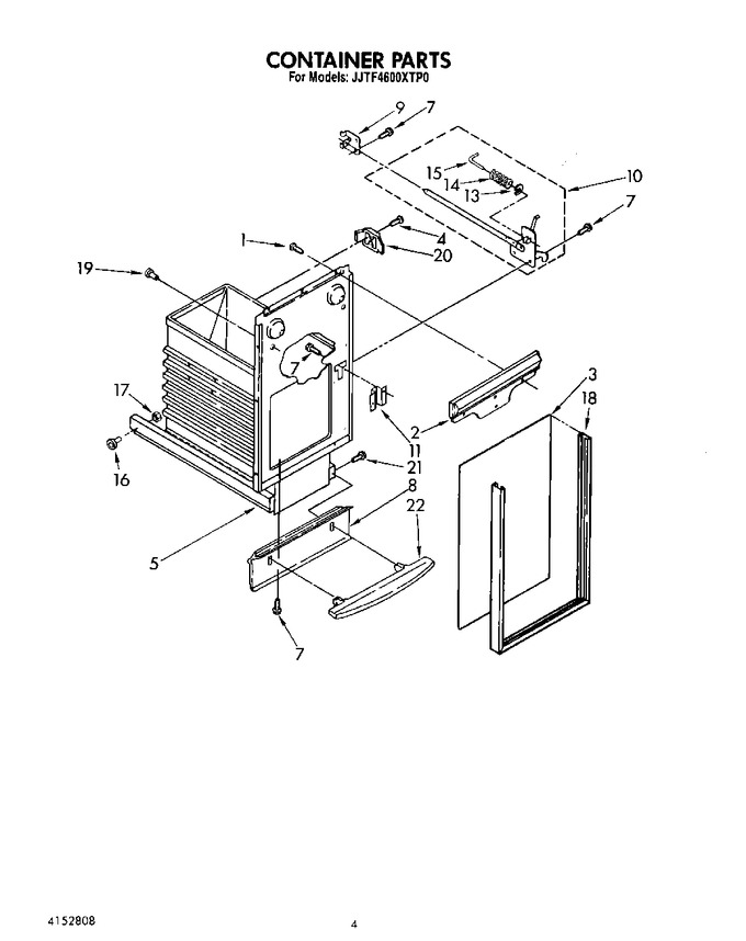 Diagram for JJTU4600XTP0