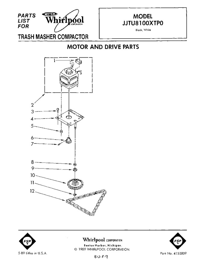 Diagram for JJTU8100XTP0
