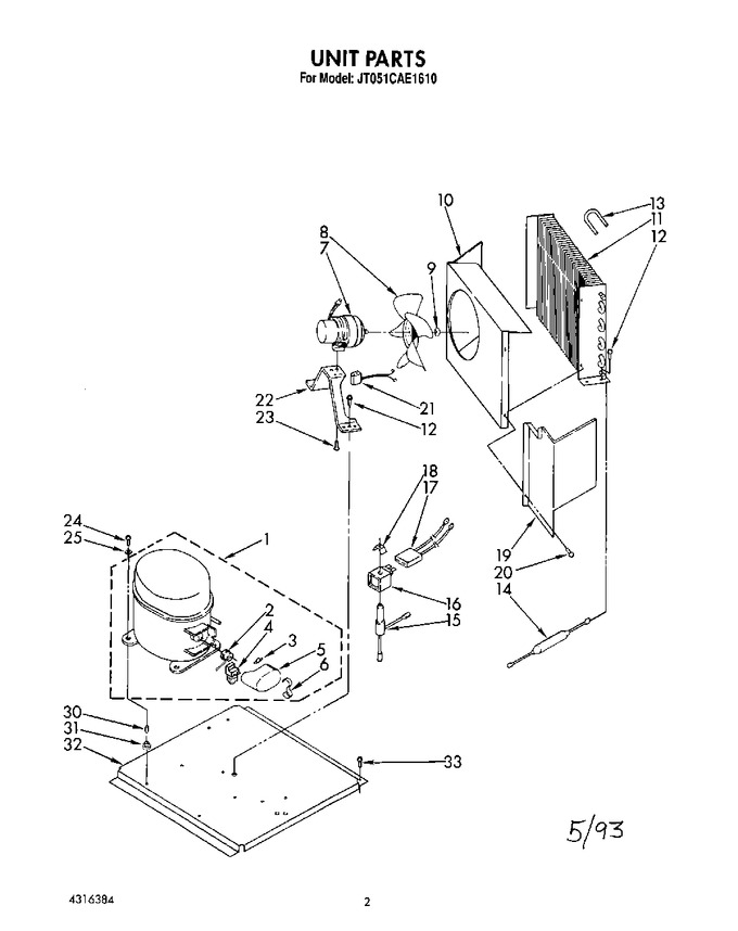 Diagram for JT051CAE1610