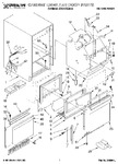 Diagram for 01 - Cabinet Liner And Door, Lit/optional