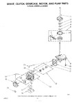 Diagram for 09 - Brake, Clutch, Gearcase, Motor And Pump