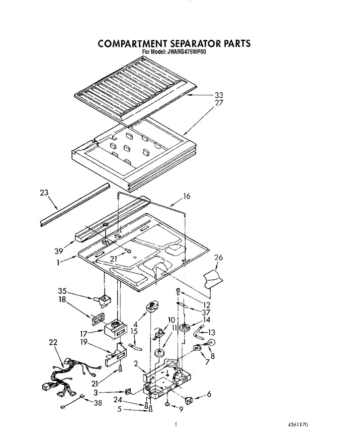 Diagram for JWARG475WP00