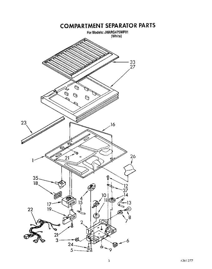 Diagram for JWARG475WP01
