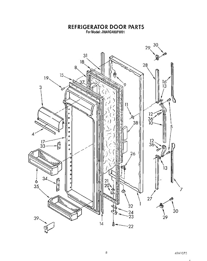 Diagram for JWARG480PW01