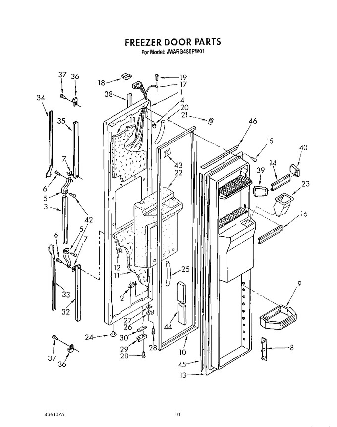 Diagram for JWARG480PW01