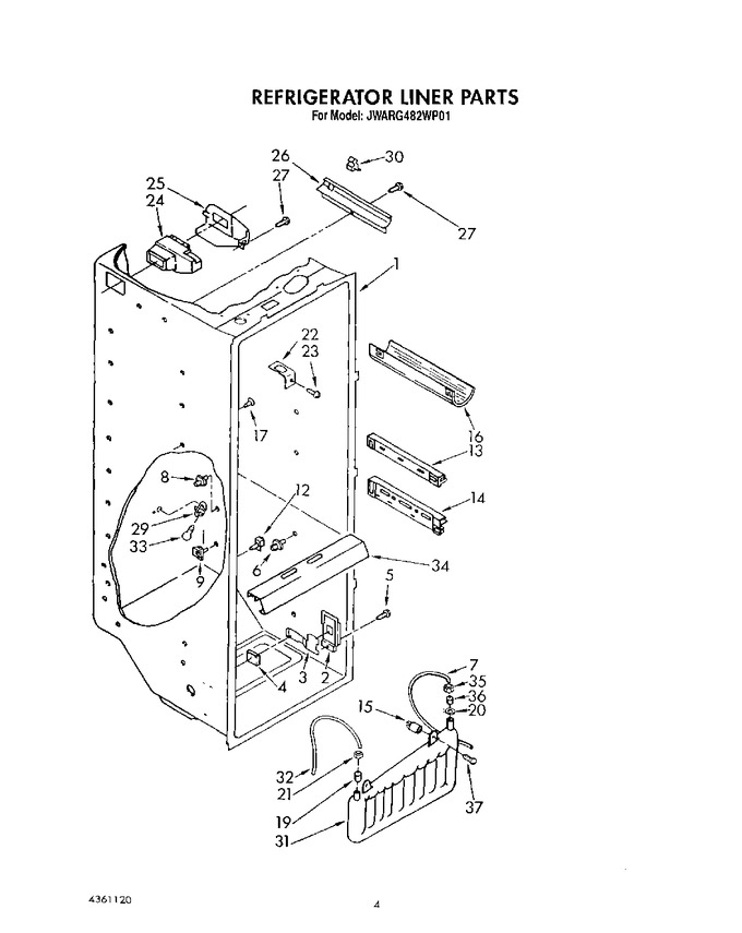 Diagram for JWARG482WP01