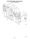 Diagram for 03 - Dryer Front Panel And Door