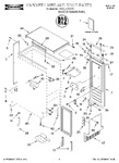 Diagram for 01 - Cabinet Liner And Door, Lit/optional