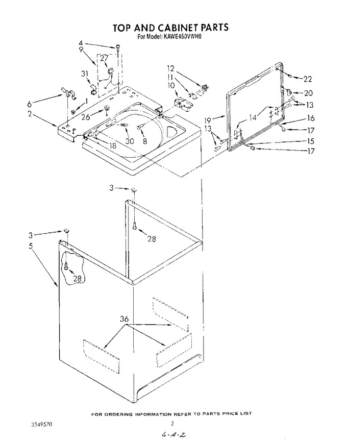 Diagram for KAWE450VWH0