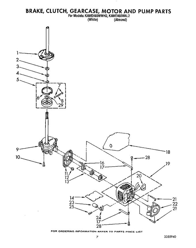 Diagram for KAWE460WWH2