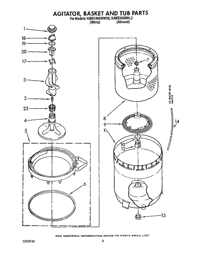 Diagram for KAWE460WWH2