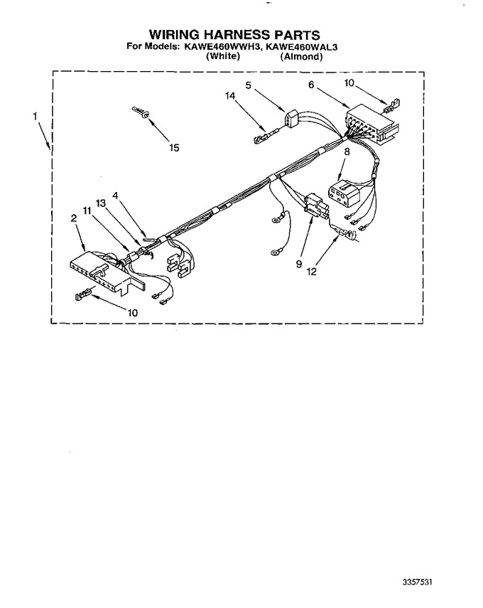 Diagram for KAWE460WWH3