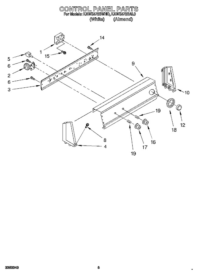 Diagram for KAWE470BWH0