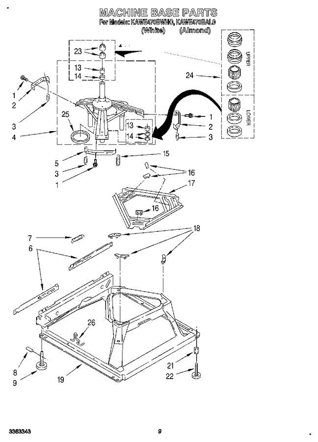 Diagram for KAWE470BWH0