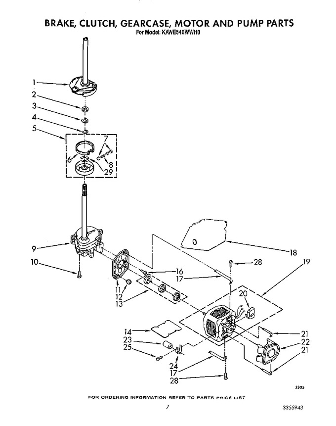 Diagram for KAWE540WWH0