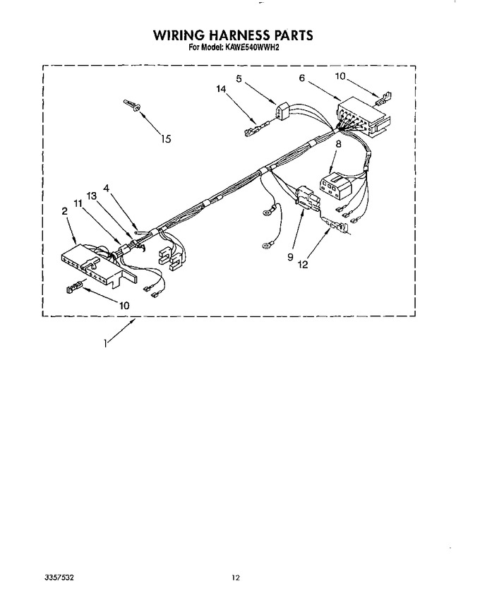 Diagram for KAWE540WWH2