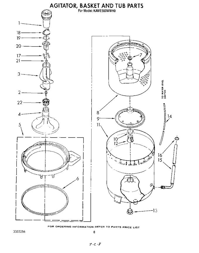 Diagram for KAWE560WAL0