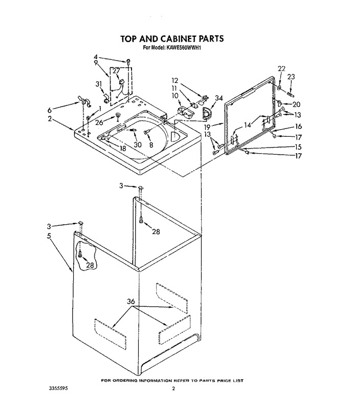 Diagram for KAWE560WAL1