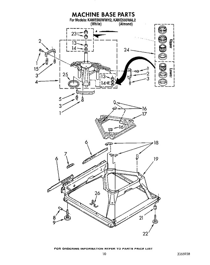 Diagram for KAWE560WWH2
