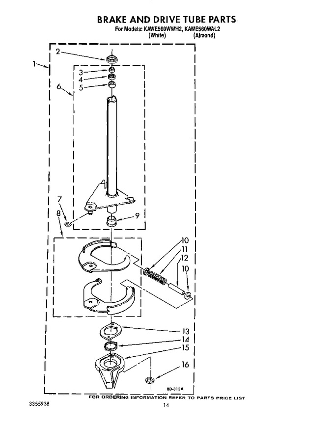 Diagram for KAWE560WAL2