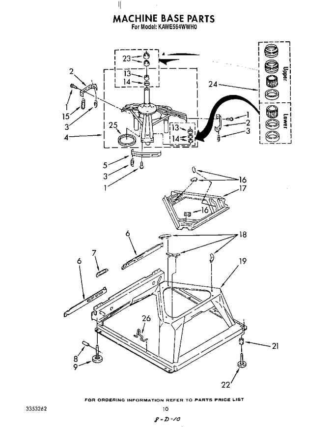 Diagram for KAWE564WWH0