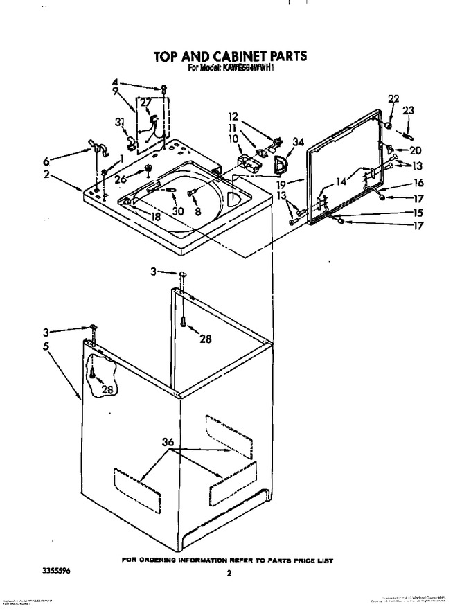 Diagram for KAWE564WWH1