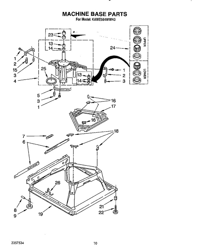 Diagram for KAWE564WWH3