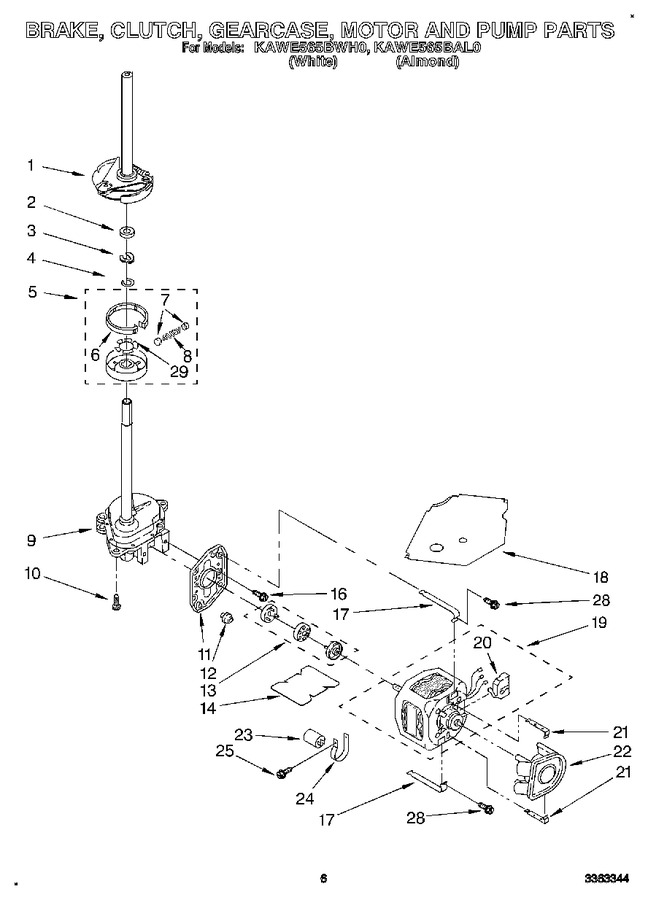 Diagram for KAWE565BWH0