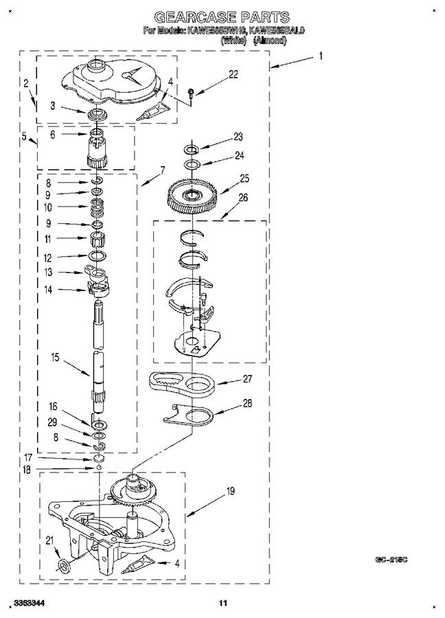 Diagram for KAWE565BWH0