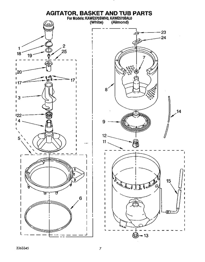 Diagram for KAWE570BAL0