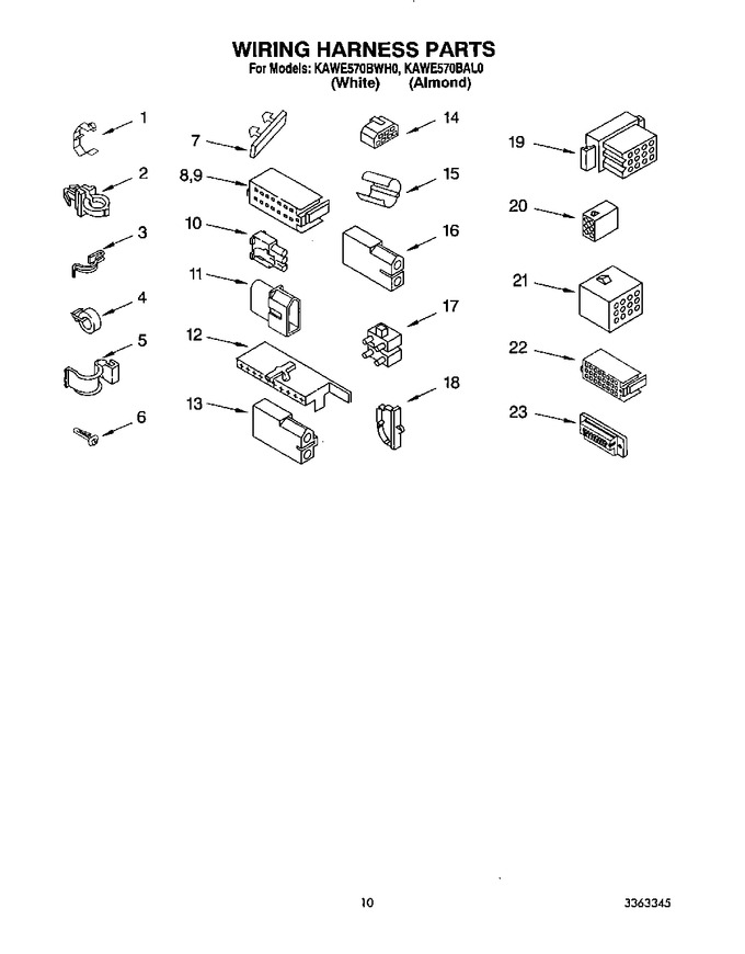 Diagram for KAWE570BAL0