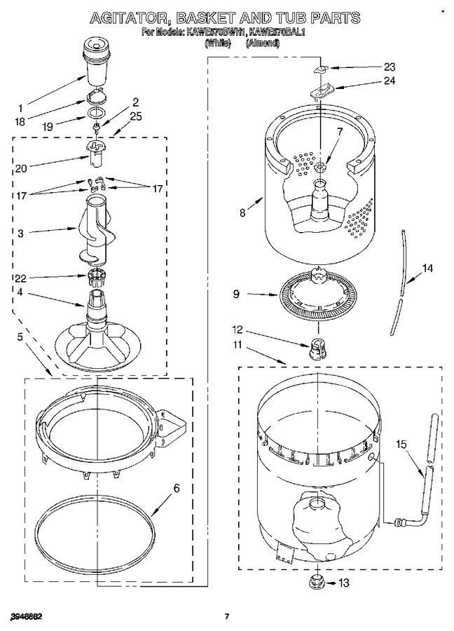 Diagram for KAWE570BAL1
