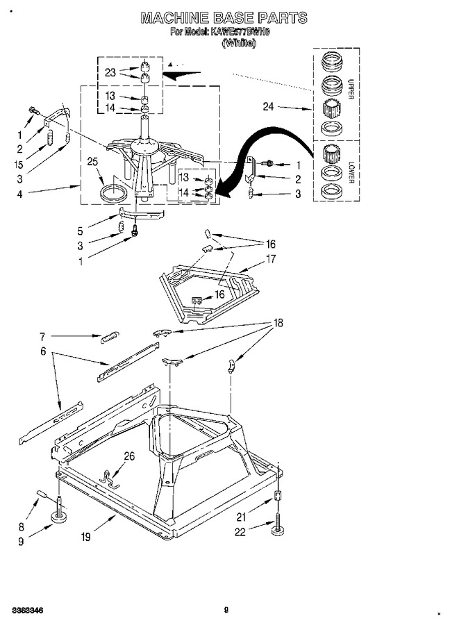 Diagram for KAWE577BWH0