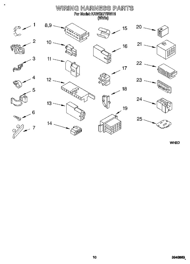 Diagram for KAWE577BWH1
