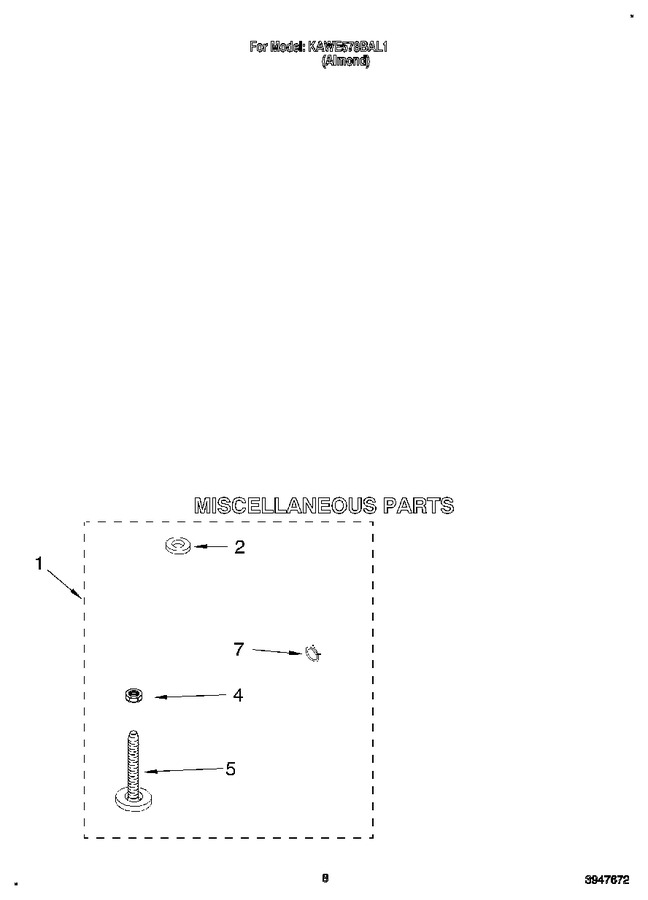 Diagram for KAWE578BAL1