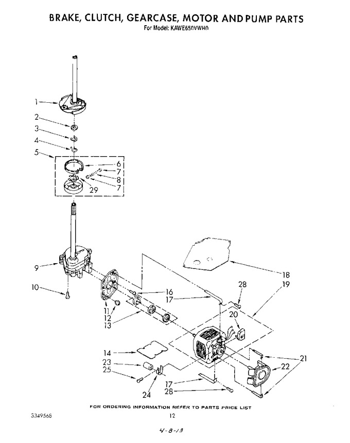 Diagram for KAWE650VAL0
