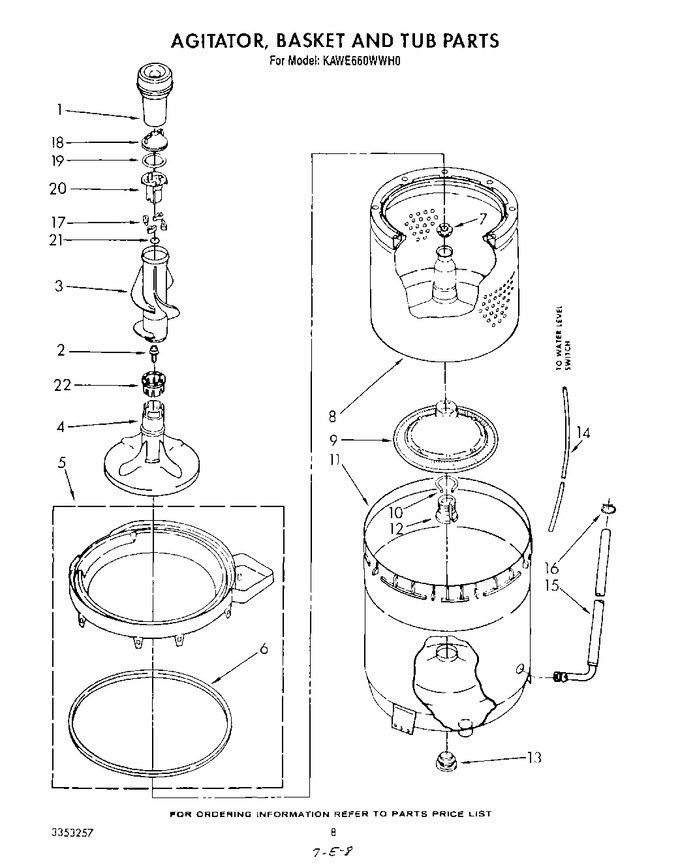 Diagram for KAWE660WAL0