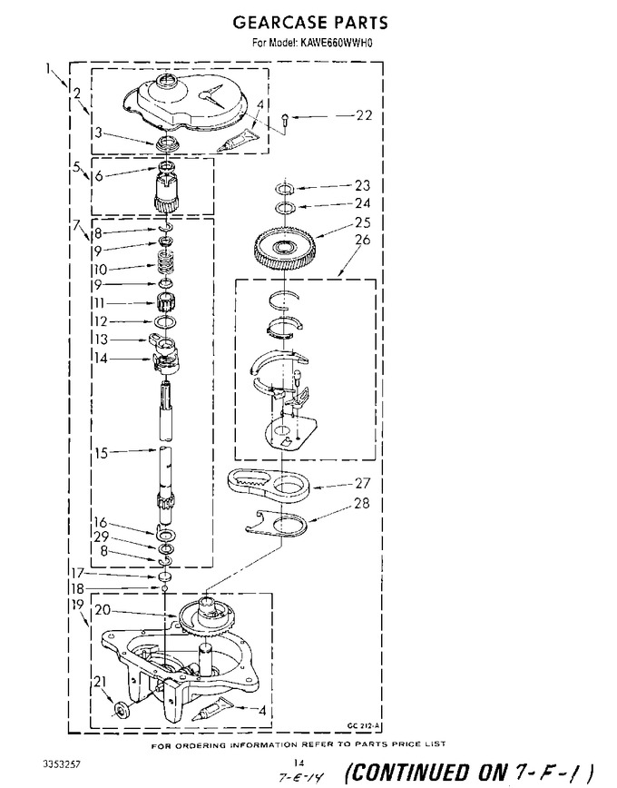 Diagram for KAWE660WWH0