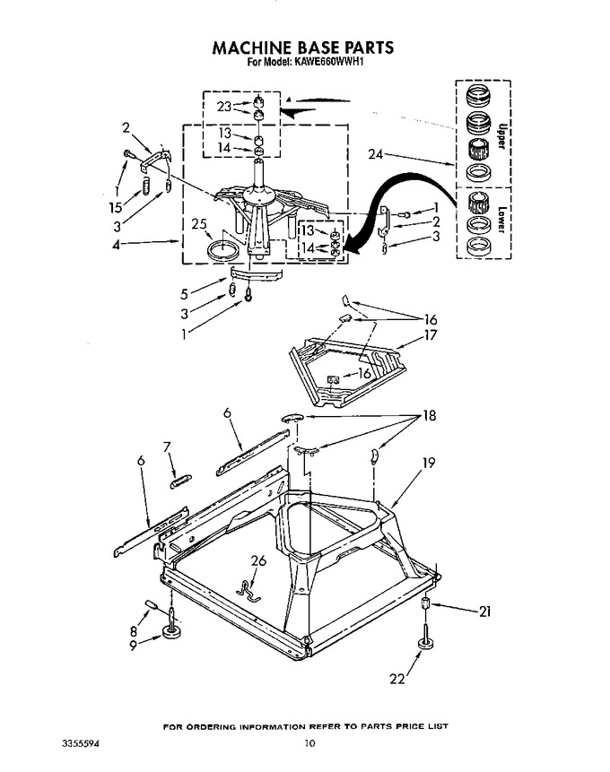 Diagram for KAWE660WWH1