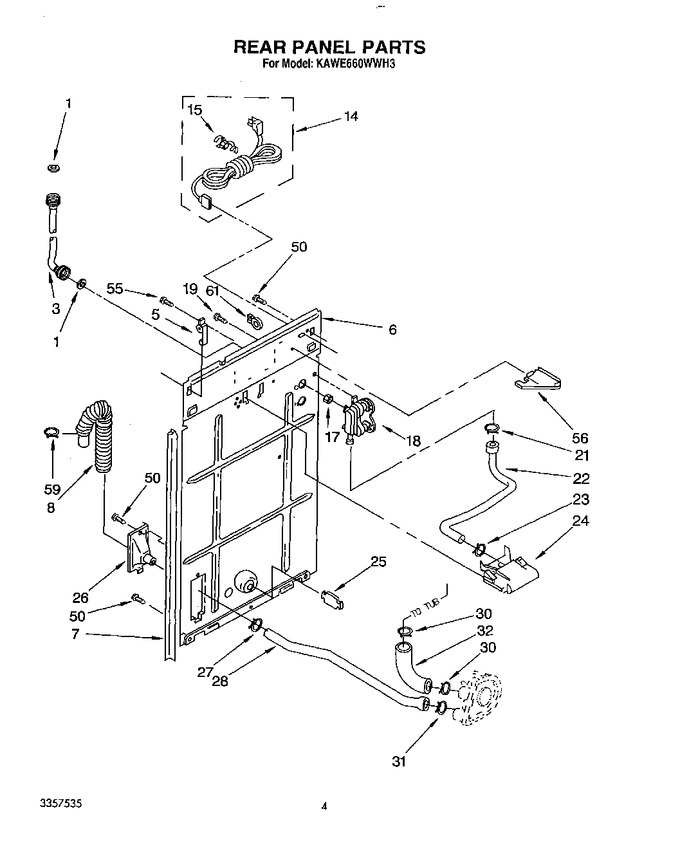 Diagram for KAWE660WWH3