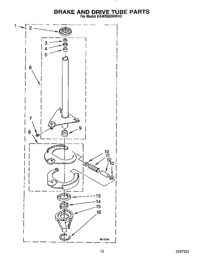 Diagram for KAWE660WWH3