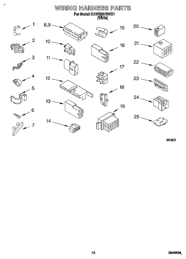 Diagram for KAWE667BWH1