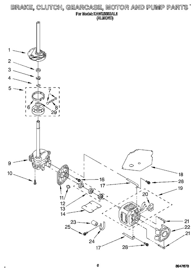 Diagram for KAWE668BAL1