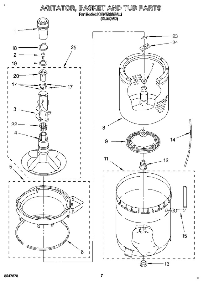 Diagram for KAWE668BAL1