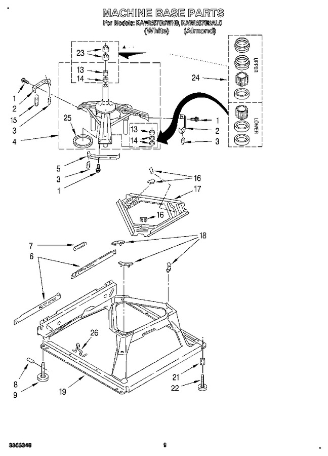 Diagram for KAWE670BAL0