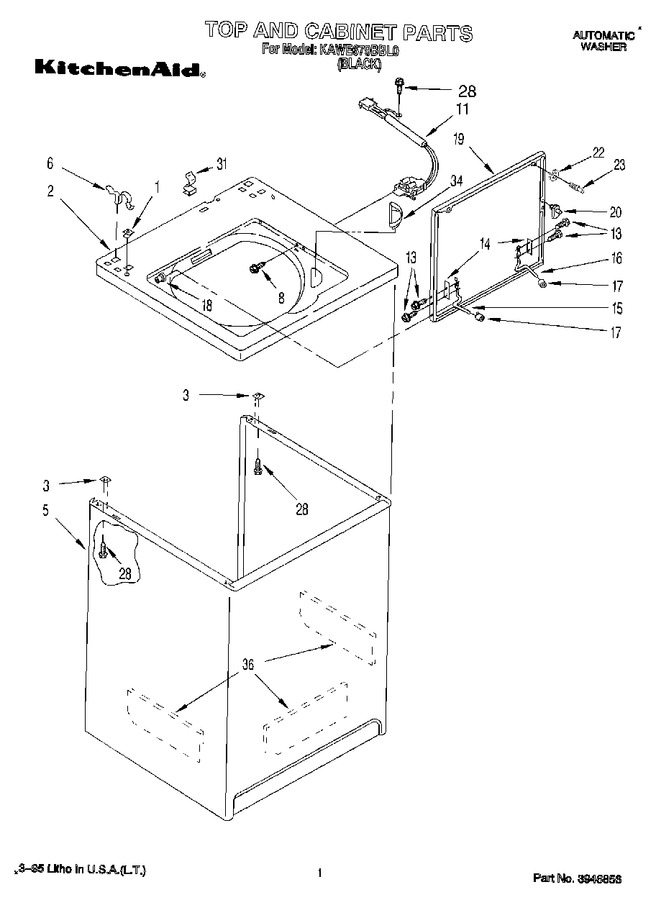 Diagram for KAWE679BBL0