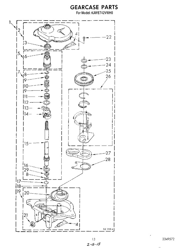 Diagram for KAWE742VWH0