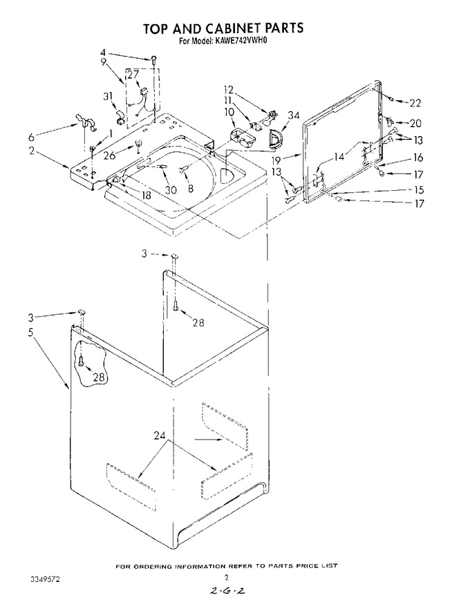 Diagram for KAWE742VWH0